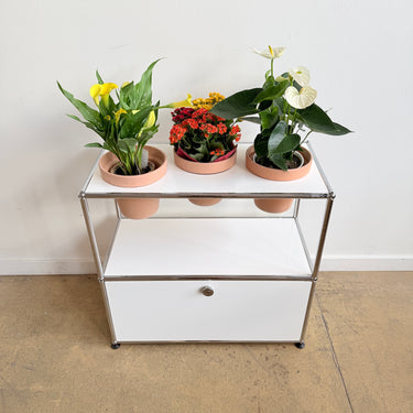 USM Haller 1X2 Planter - Pure White