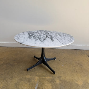 Rare! Herman Miller George Nelson Pedestal Marble Coffee Table