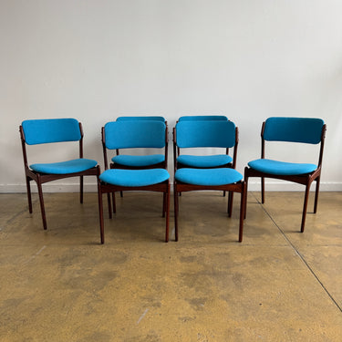 Danish Modern Erik Buch Model 49 Rosewood Dining chairs (New Upholstery)