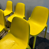 Authentic! Emeco set of 6 Broom Stacking Indoor/ Outdoor Chair