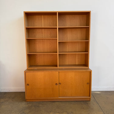 Børge Mogensen Oak Bookcase Cabinet for Søborg Møbler