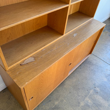 Børge Mogensen Oak Bookcase Cabinet for Søborg Møbler