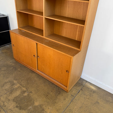 Børge Mogensen Oak Bookcase Cabinet for Søborg Møbler