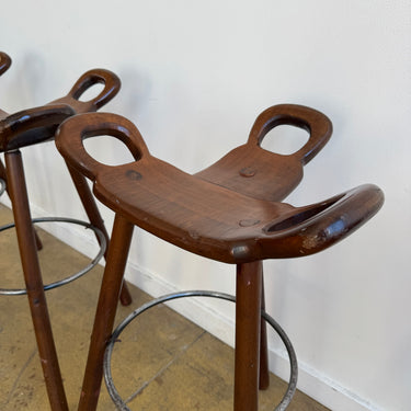 Vintage Sergio Rodrigues Set of 4 "Marbella" Stools