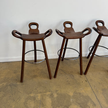 Vintage Sergio Rodrigues Set of 4 "Marbella" Stools