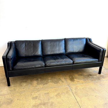 Authentic! Borge Mogensen Leather Sofa by Fredericia