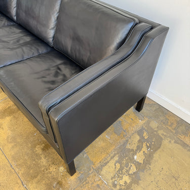 Authentic! Borge Mogensen Leather Sofa by Fredericia