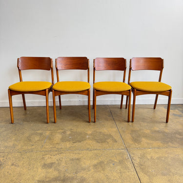 Danish Modern Erik Buch Model 49 Teak dining chairs