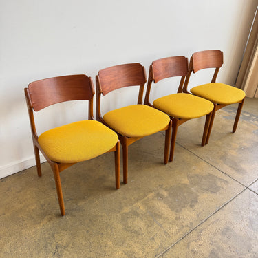 Danish Modern Erik Buch Model 49 Teak dining chairs