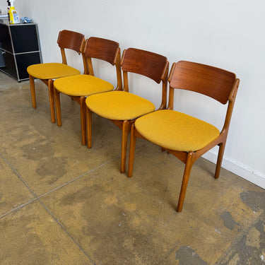 Danish Modern Erik Buch Model 49 Teak dining chairs