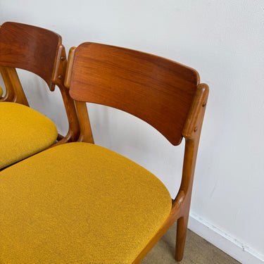 Danish Modern Erik Buch Model 49 Teak dining chairs