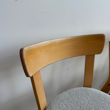 Vintage! Artek Alvar Aalto Model 66 Upholstered Chairs