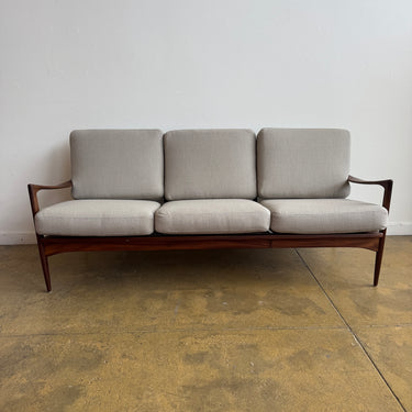 Danish Modern Ib Kofod-Larsen Three-Seat Sofa for Selig, 1960s