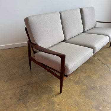 Danish Modern Ib Kofod-Larsen Three-Seat Sofa for Selig, 1960s