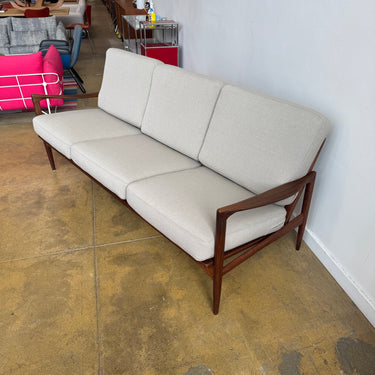 Danish Modern Ib Kofod-Larsen Three-Seat Sofa for Selig, 1960s