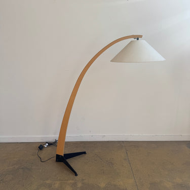 Rare! Danish Modern Mads Caprani Curve  Floor Lamp, 1970s