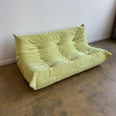 Authentic! Ligne Roset Three Seater Togo Sofa - Alcantara Fabric