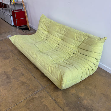 Authentic! Ligne Roset Three Seater Togo Sofa - Alcantara Fabric