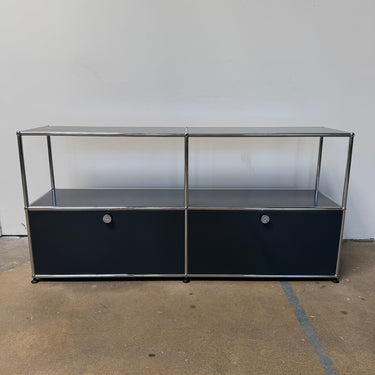 USM Haller 2X2 Console (Anthracite Gray)