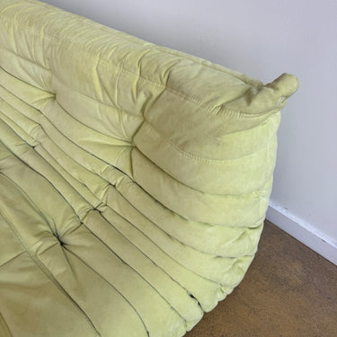 Authentic! Ligne Roset Three Seater Togo Sofa - Alcantara Fabric