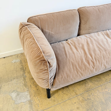 Ghidini 1961 Italian Tarantino Brown 3-Seater Sofa
