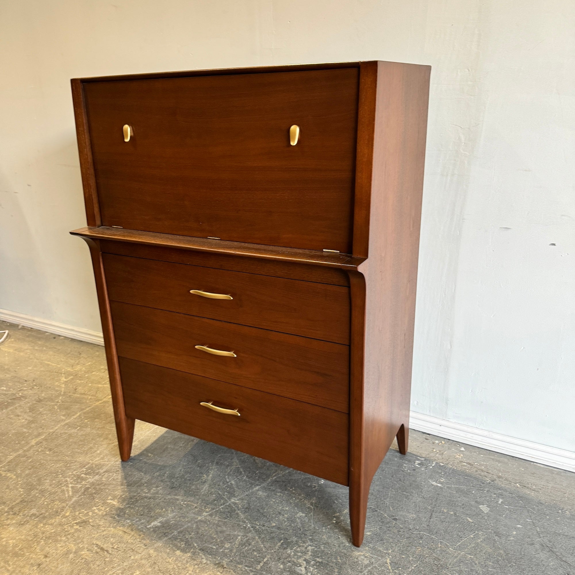 Stanley Furniture Vintage Tall dresser Mid Century style from 1960's – enliven mart