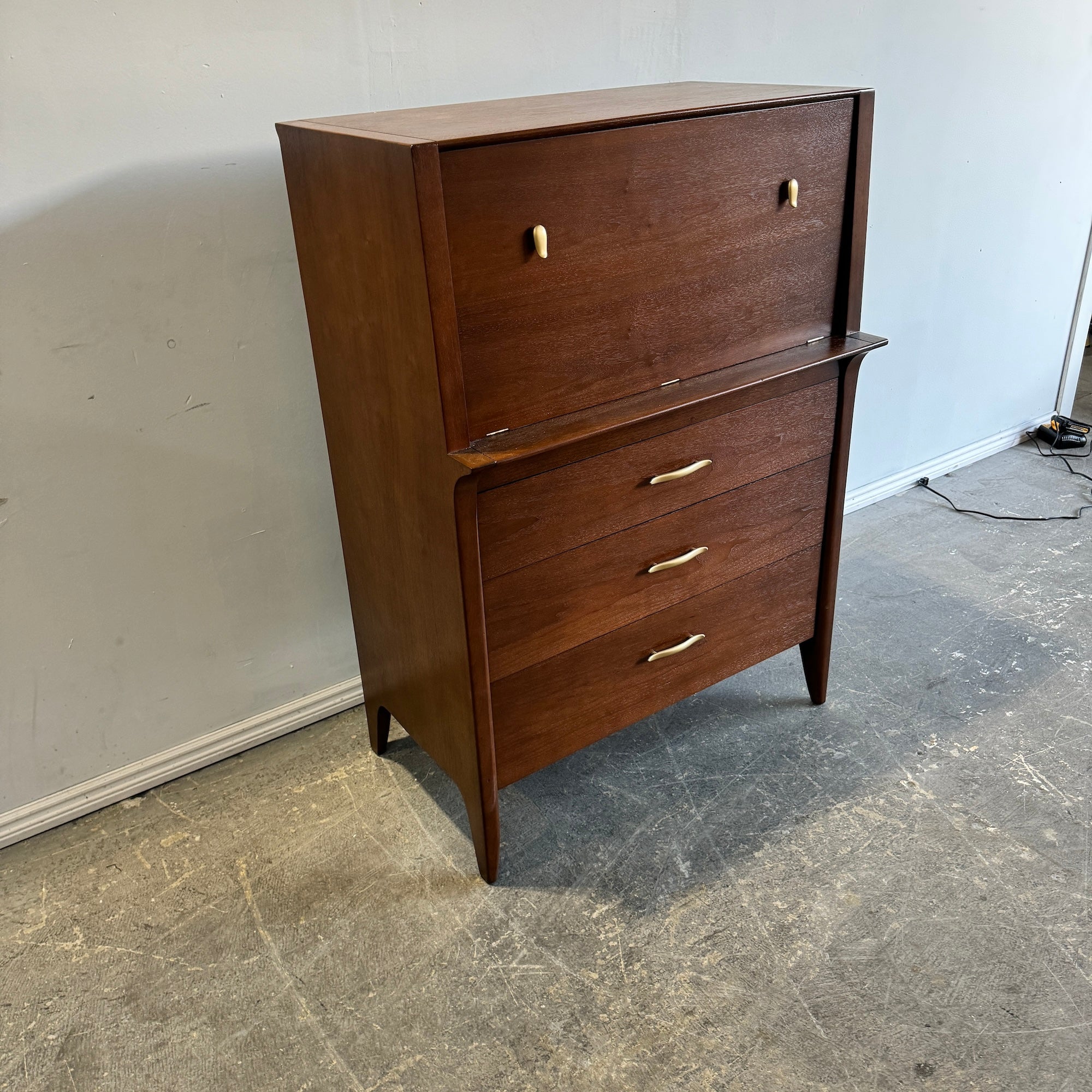 Stanley Furniture Vintage Tall dresser Mid Century style from 1960's – enliven mart
