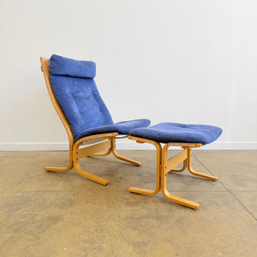 Vintage Siesta Chair and Ottoman by Ingmar Relling for Ekorness