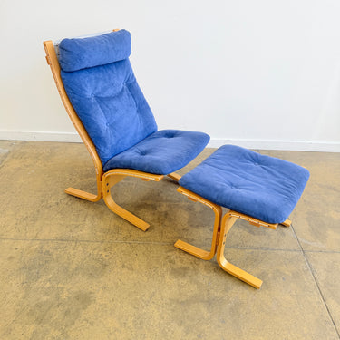 Vintage Siesta Chair and Ottoman by Ingmar Relling for Ekorness