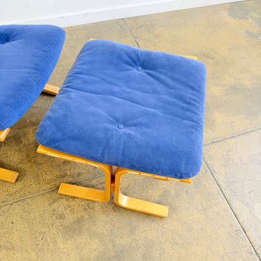 Vintage Siesta Chair and Ottoman by Ingmar Relling for Ekorness