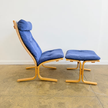 Vintage Siesta Chair and Ottoman by Ingmar Relling for Ekorness