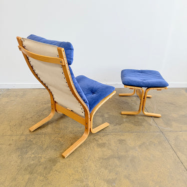 Vintage Siesta Chair and Ottoman by Ingmar Relling for Ekorness