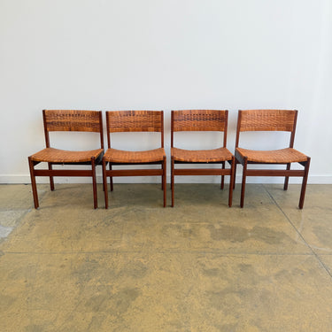Danish Modern Kai Kristiansen Teak with Canning Dining chairs by Georg Petersens