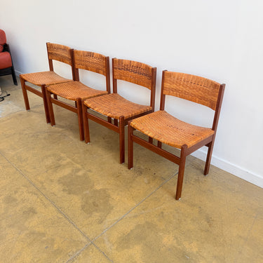 Danish Modern Kai Kristiansen Teak with Canning Dining chairs by Georg Petersens