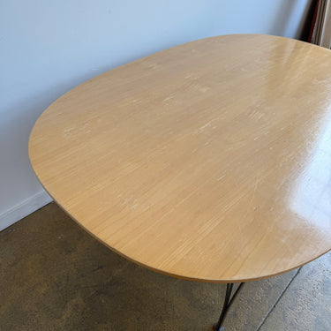 Vintage Frtiz Hansen Oval Dining Table by Piet Hein, Bruno Mathsson & Arne Jacobsen