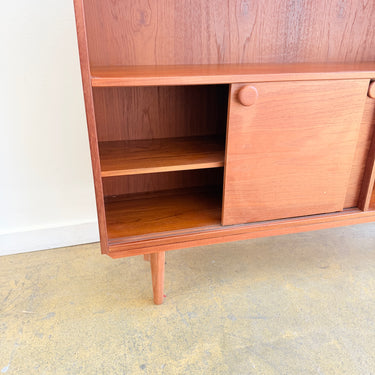 Danish Modern Teakwood Bookshelf Cabinet
