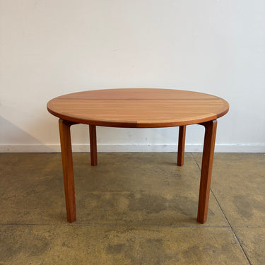Danish Modern Teak Round Dining Table (1989)