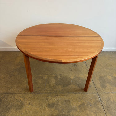 Danish Modern Teak Round Dining Table (1989)