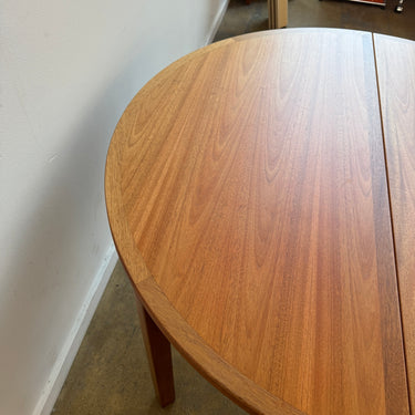 Danish Modern Teak Round Dining Table (1989)