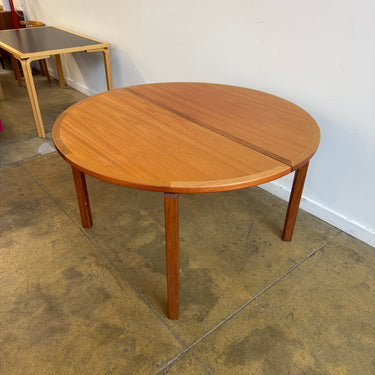 Danish Modern Teak Round Dining Table (1989)
