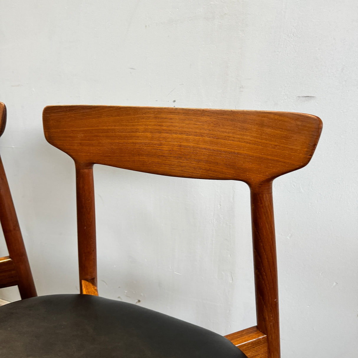 Danish Set of 4 Teak Dining Chairs by Harry Østergaard for Randers Møbelfabrik