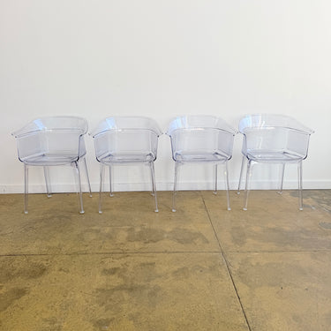 Kartell Papyrus Set of 4 Stacking Chairs by Ronan & Erwan Bouroullec