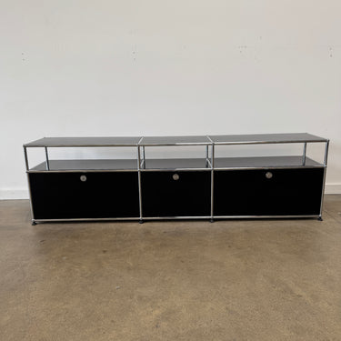 USM Haller 3X2 Low Media Console (Graphite Black)