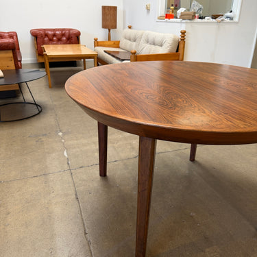 Danish Modern Kai Kirstiansen Oval Expandable Rosewood Dining Table