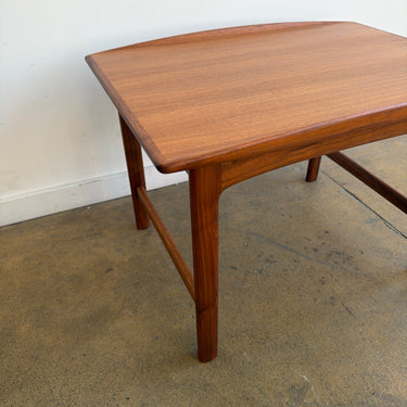 Mid Century Tapered Teak Side Table by Folke Ohlsson for DUX (Refinished)