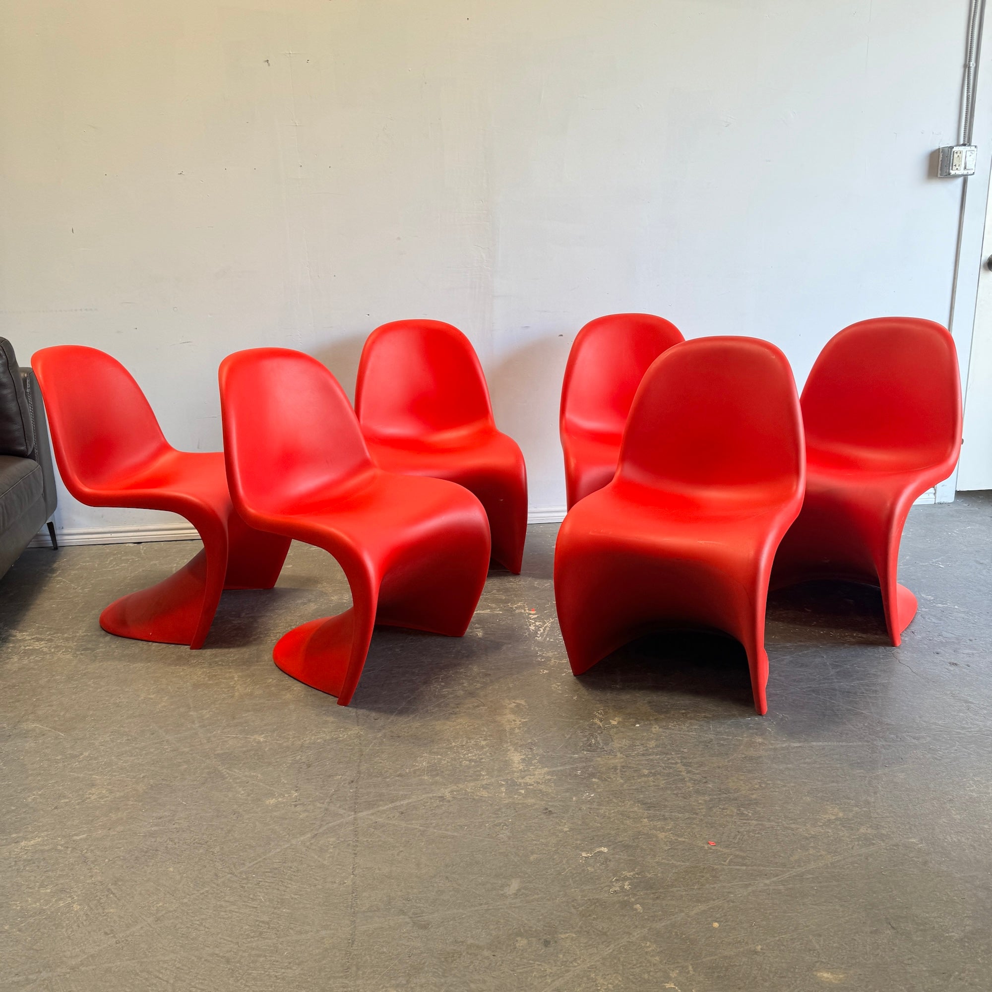 Stackable Panton Authentic! Vitra Verner Panton Stacking Chairs – enliven mart