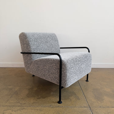 Viccarbe Colubi Chunky Boucle Fabric Lounge Chair