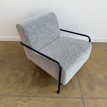 Viccarbe Colubi Chunky Boucle Fabric Lounge Chair