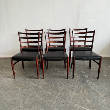 Danish Set of 6 Skovby Mobelfabrik Dining Chairs