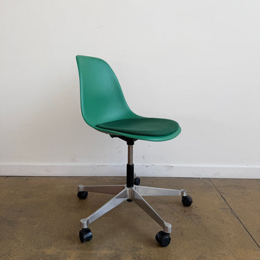Herman Miller Eames Molded Plastic Task Chair with Upholstered Seat Pad